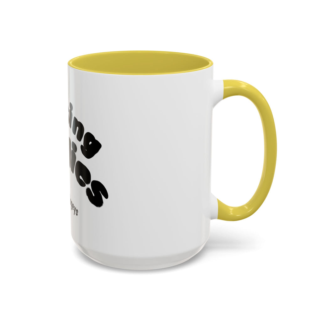 Chasing Birdies Finding Bogeys Golf Mug –  11oz/15oz Color Accent