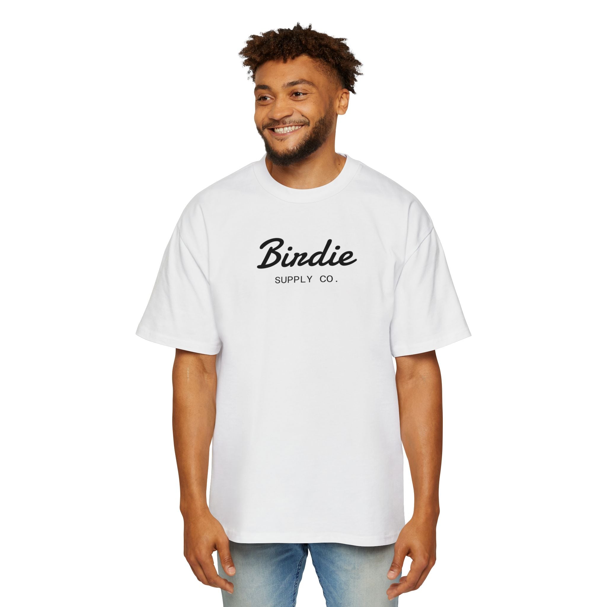 Birdie Supply Co. Oversized Men's Tee — Vintage Logo T-Shirt