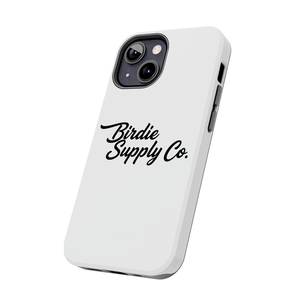 Phone Case Protective Cover — White Script Logo