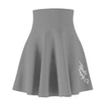 High-Waisted Golf Skirt - White Script Logo