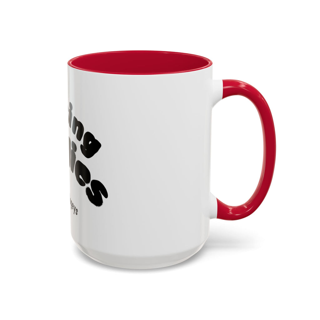 Chasing Birdies Finding Bogeys Golf Mug –  11oz/15oz Color Accent