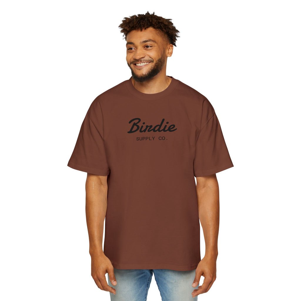 Birdie Supply Co. Oversized Men's Tee — Vintage Logo T-Shirt