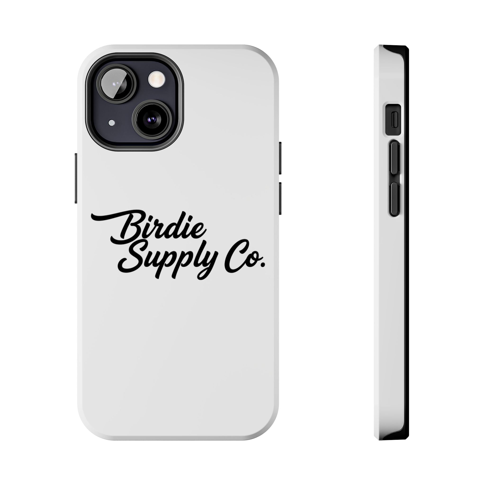 Phone Case Protective Cover — White Script Logo