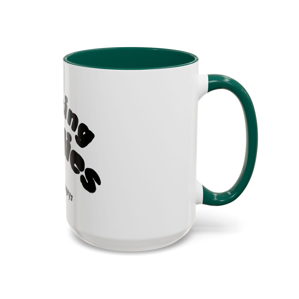 Chasing Birdies Finding Bogeys Golf Mug –  11oz/15oz Color Accent