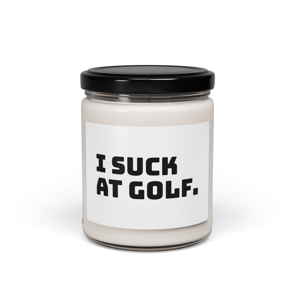 Scented Candle - I Suck at Golf -  Soy Candle, 9oz
