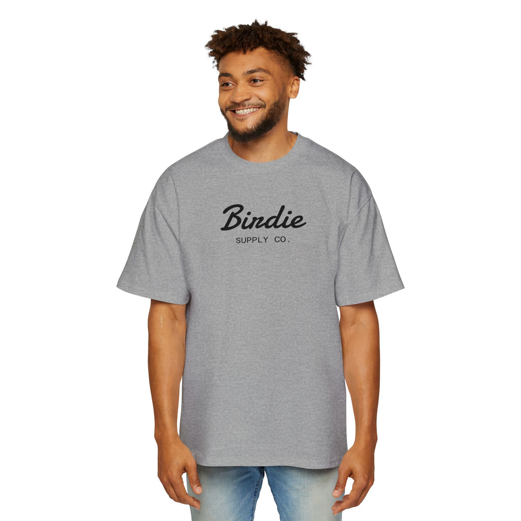Birdie Supply Co. Oversized Men's Tee — Vintage Logo T-Shirt