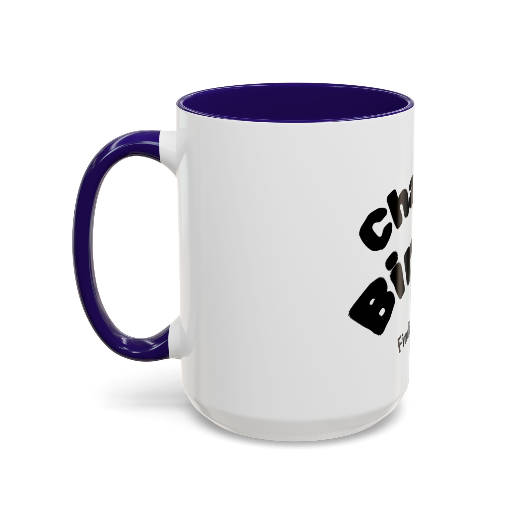 Chasing Birdies Finding Bogeys Golf Mug –  11oz/15oz Color Accent