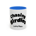 Chasing Birdies Finding Bogeys Golf Mug –  11oz/15oz Color Accent