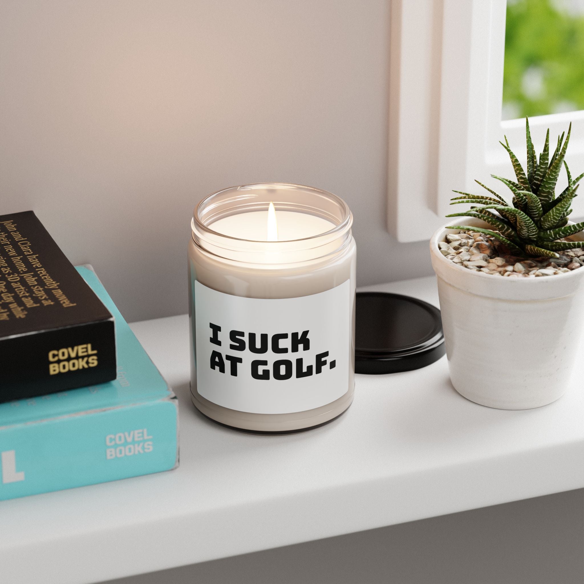 Scented Candle - I Suck at Golf -  Soy Candle, 9oz