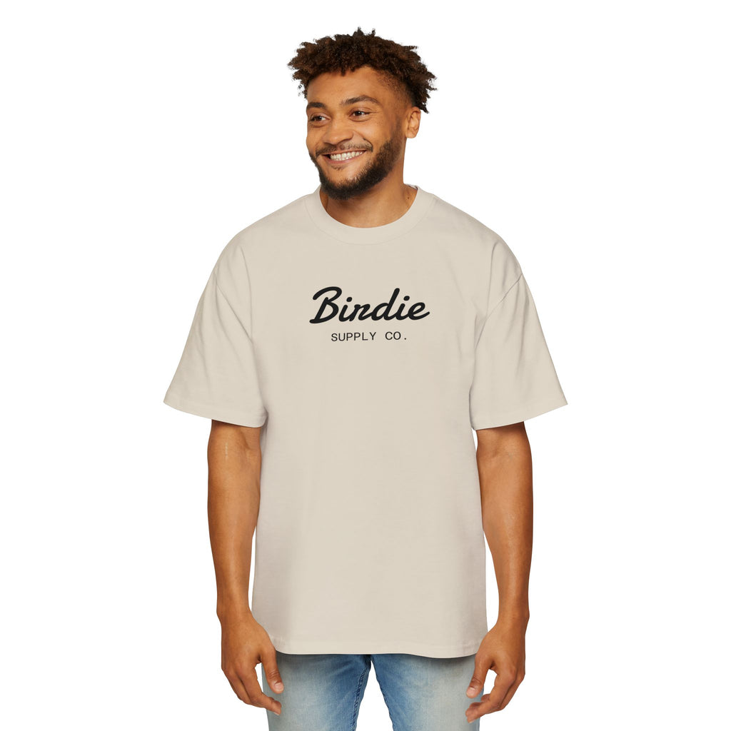 Birdie Supply Co. Oversized Men's Tee — Vintage Logo T-Shirt