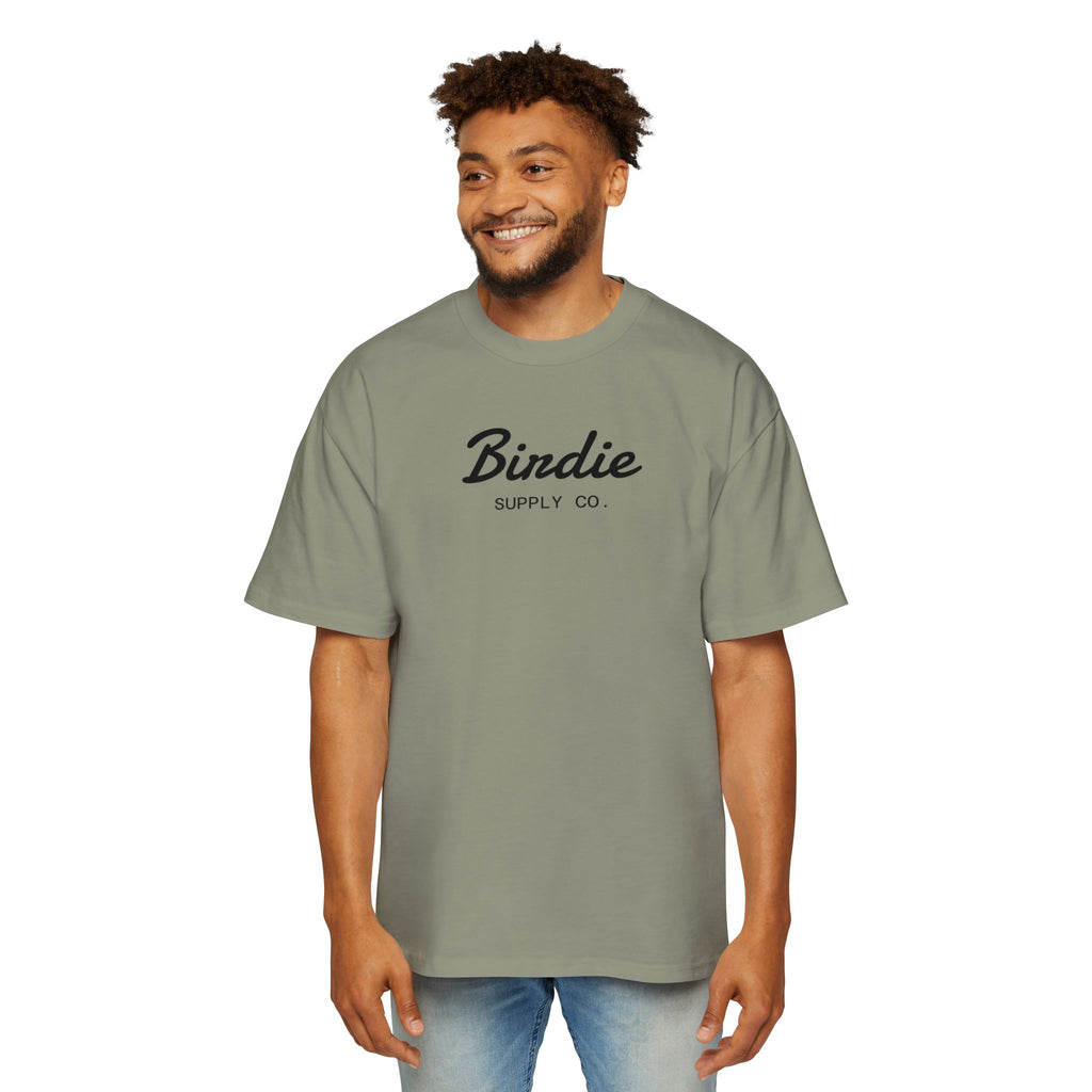 Birdie Supply Co. Oversized Men's Tee — Vintage Logo T-Shirt