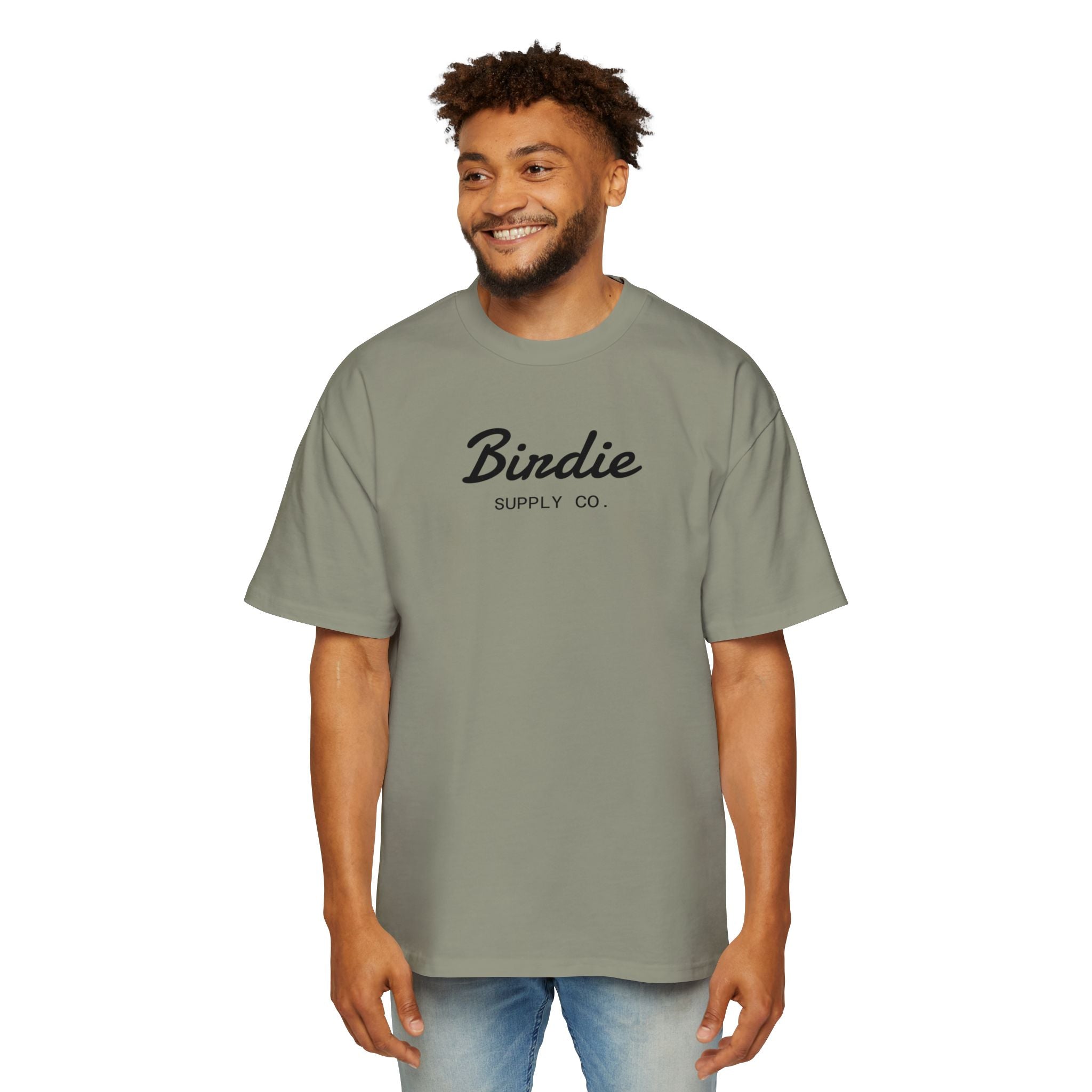 Birdie Supply Co. Oversized Men's Tee — Vintage Logo T-Shirt