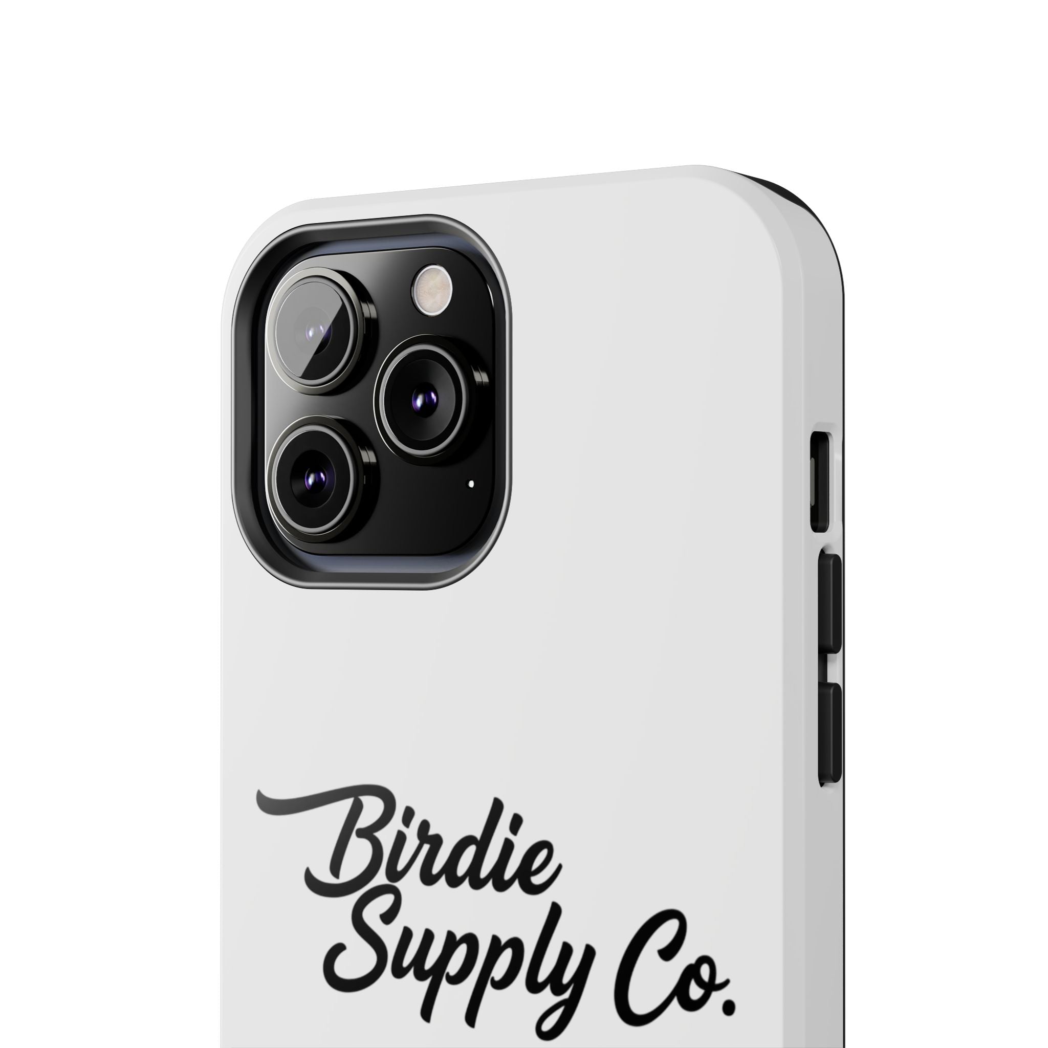 Phone Case Protective Cover — White Script Logo
