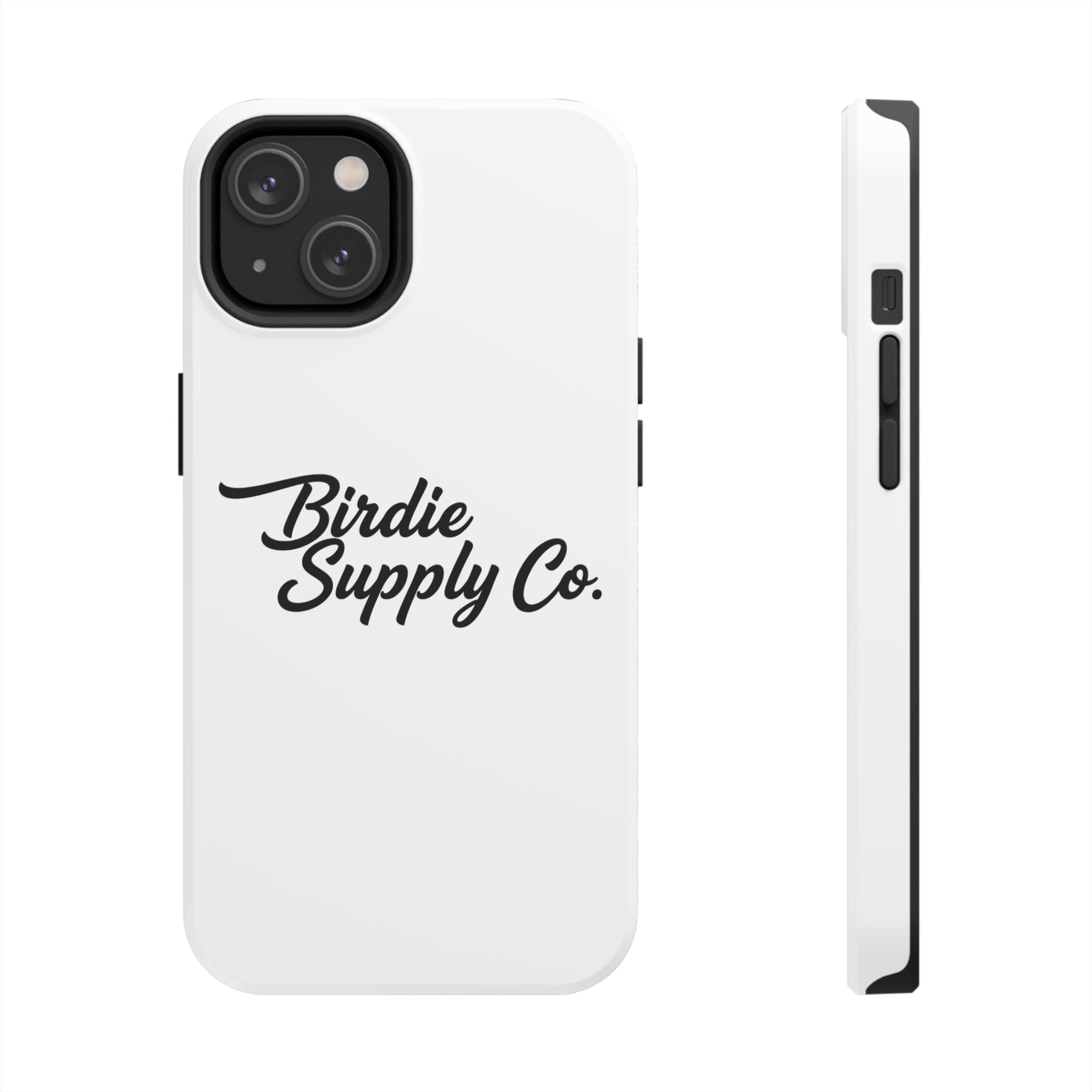 Phone Case Protective Cover — White Script Logo