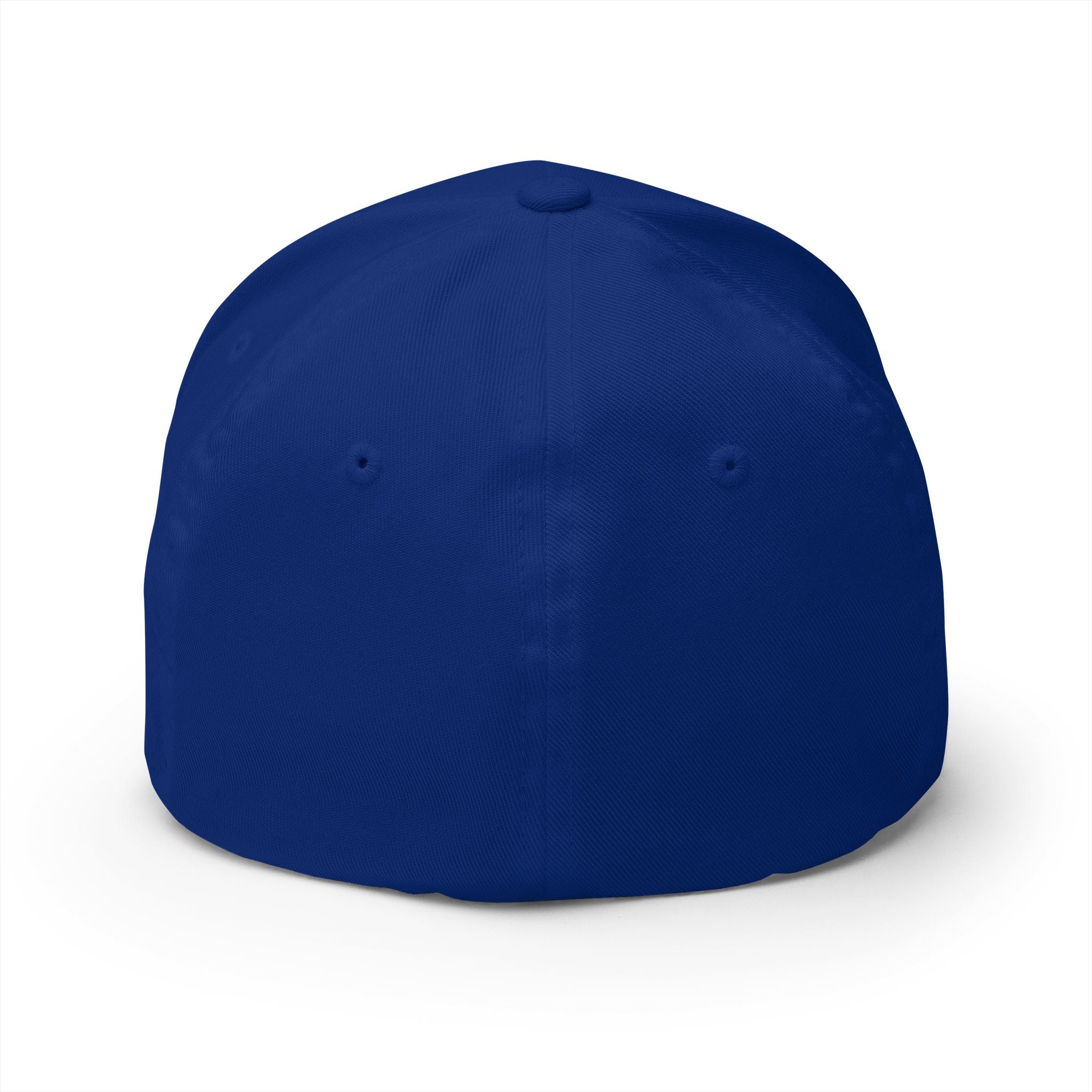 Embroidered Closed-Back Golf Cap - White Script Logo