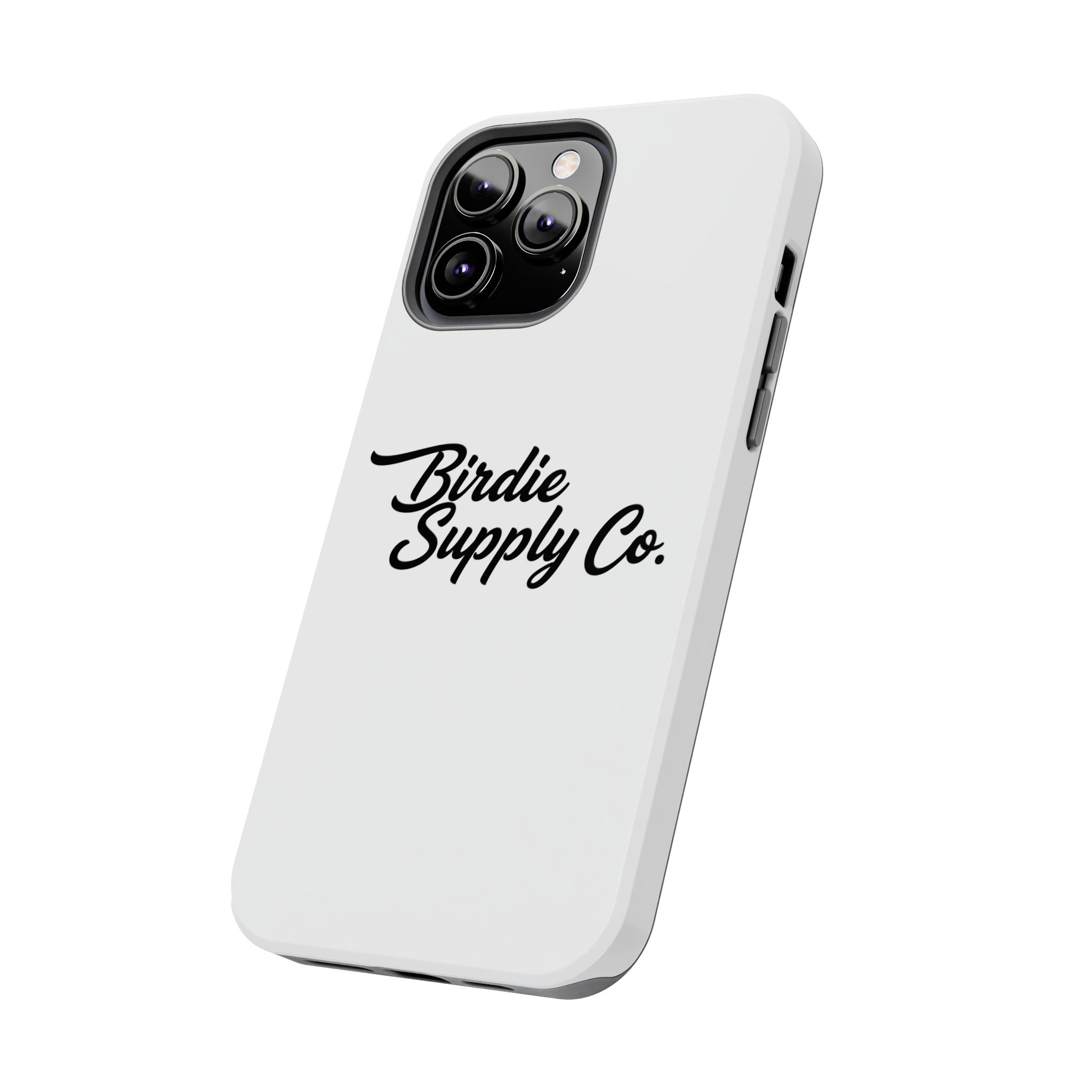 Phone Case Protective Cover — White Script Logo