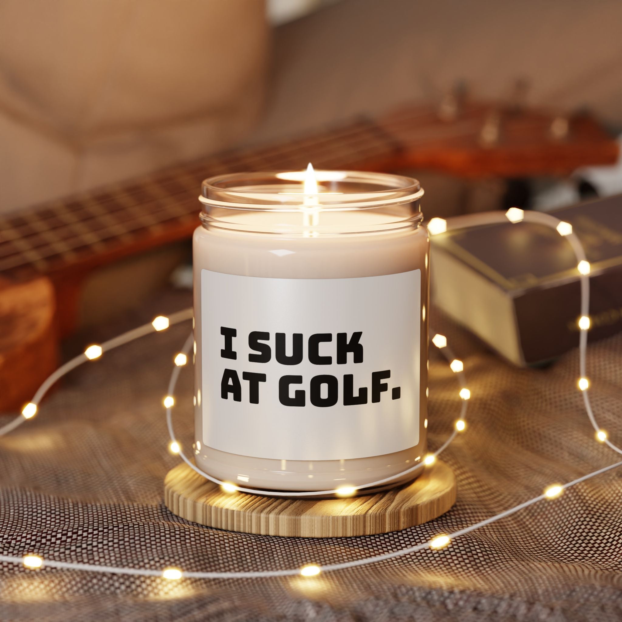 Scented Candle - I Suck at Golf -  Soy Candle, 9oz