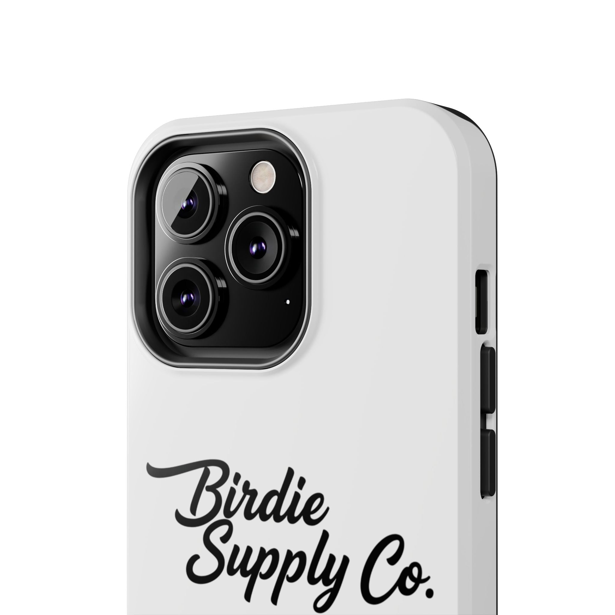 Phone Case Protective Cover — White Script Logo