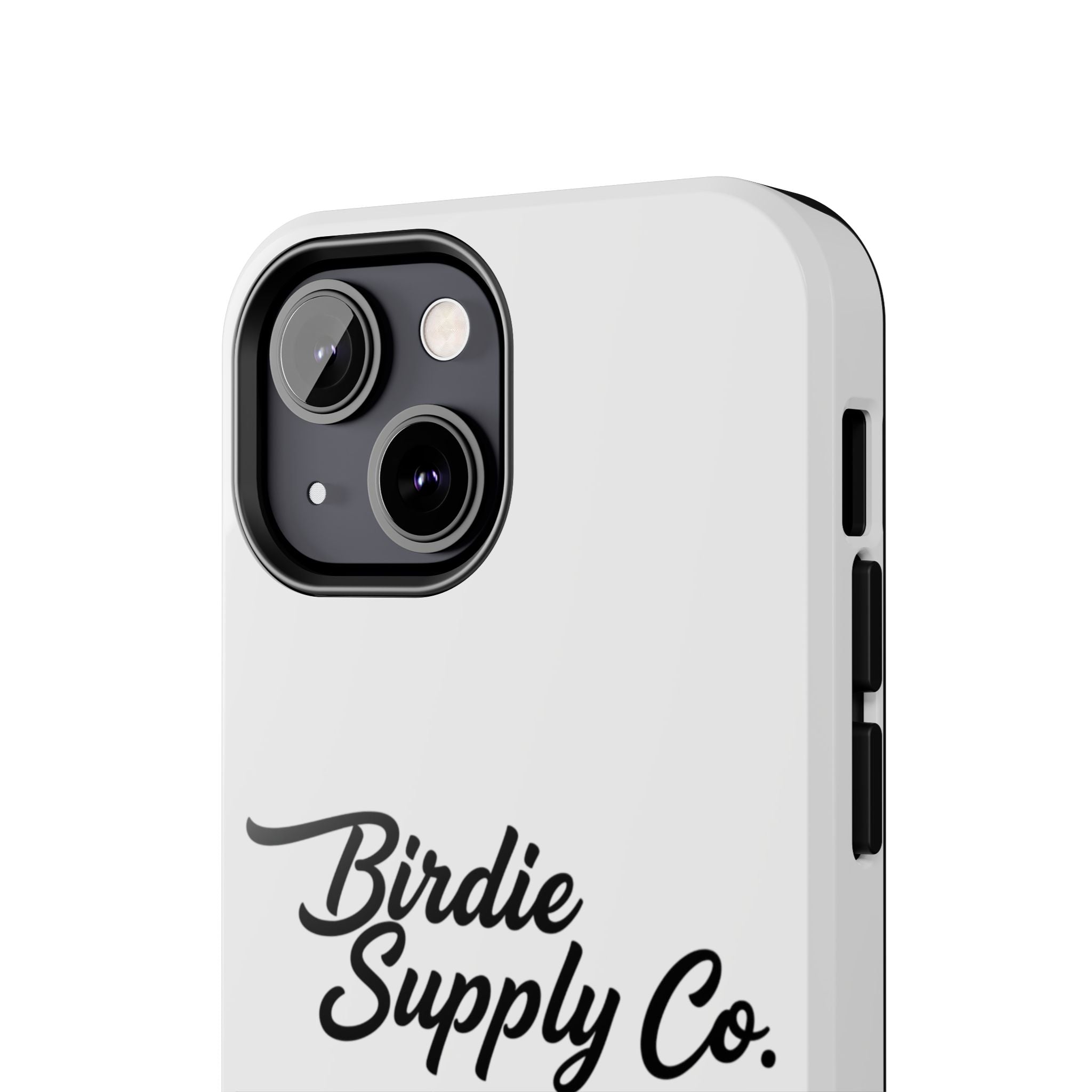 Phone Case Protective Cover — White Script Logo