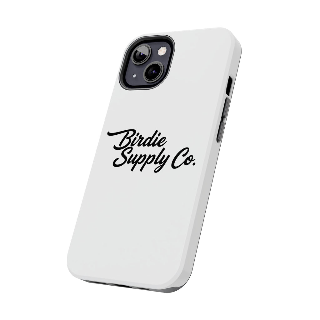 Phone Case Protective Cover — White Script Logo