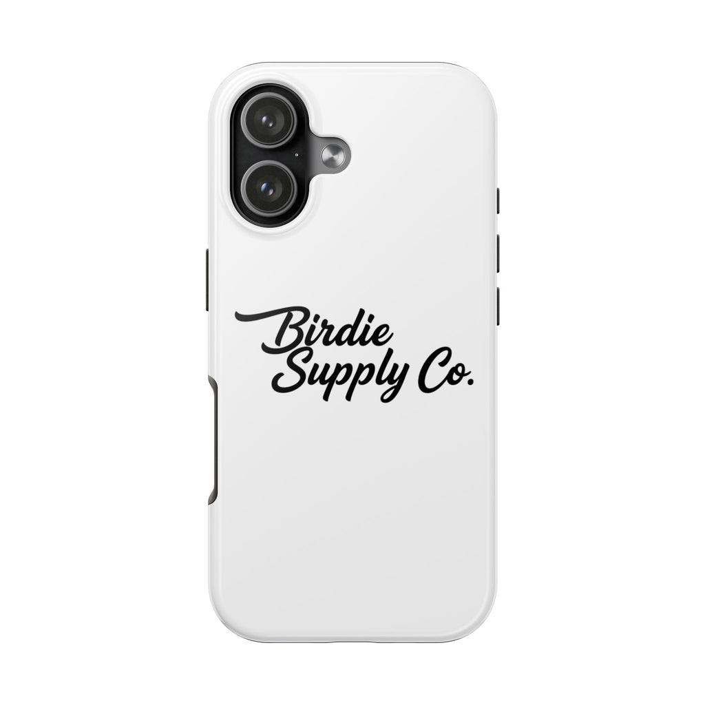 Phone Case Protective Cover — White Script Logo