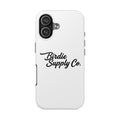 Phone Case Protective Cover — White Script Logo