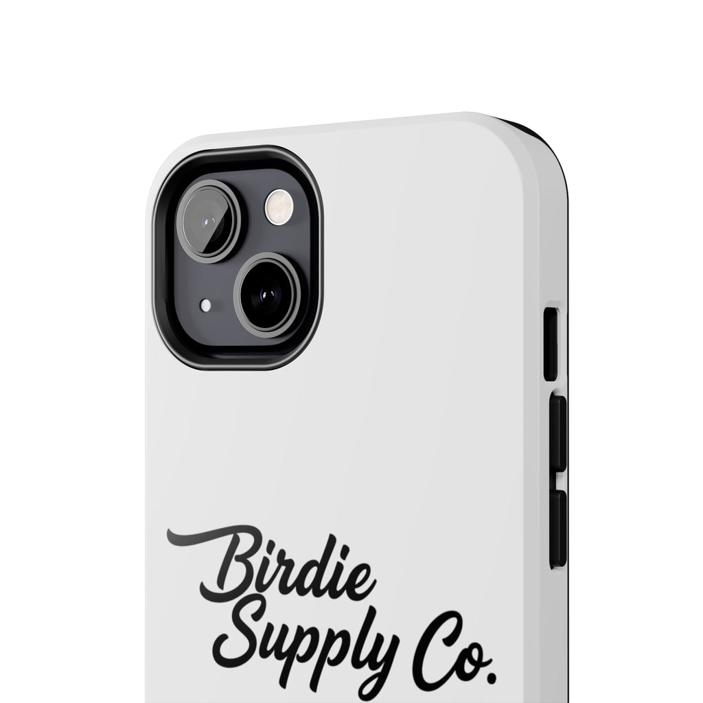 Phone Case Protective Cover — White Script Logo