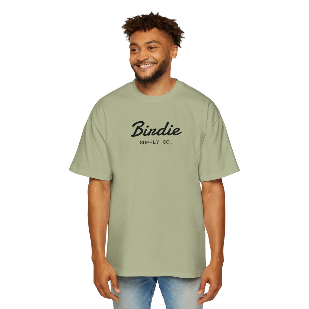 Birdie Supply Co. Oversized Men's Tee — Vintage Logo T-Shirt