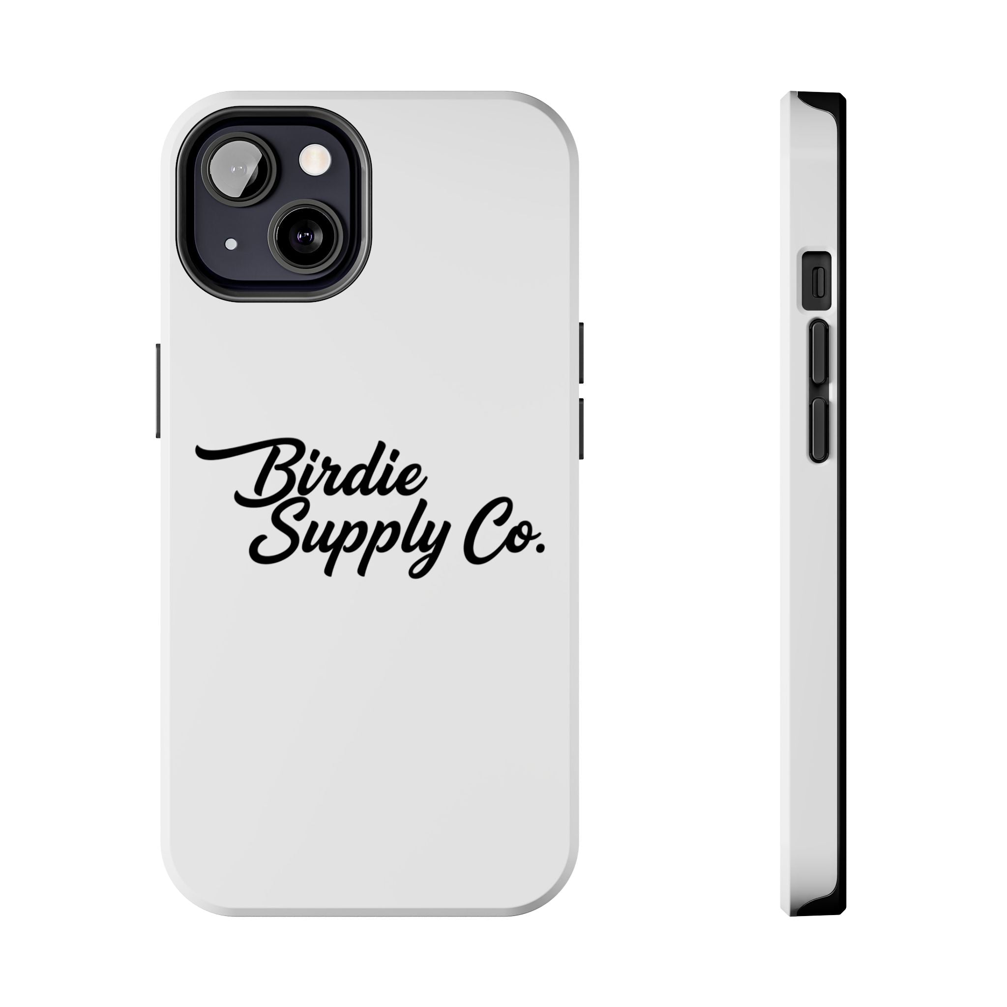 Phone Case Protective Cover — White Script Logo